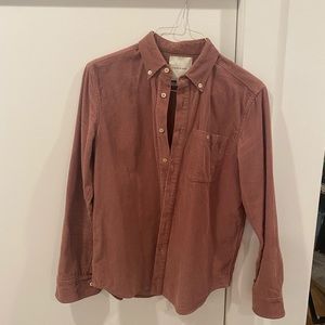 A Kind of Guise corduroy shirt, size medium,  in salmon color